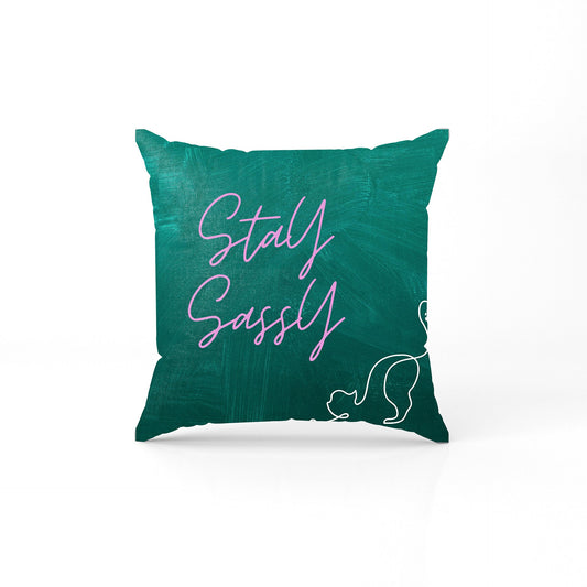 Sassy Cat Cushion Cover