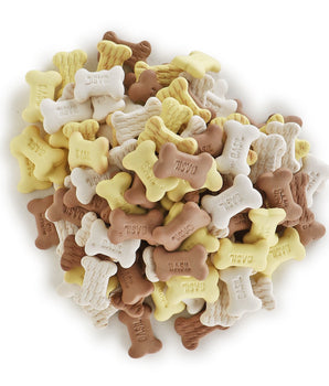 BASIL Puppy Biscuits, Bone Shaped Real Chicken Training Treat for Puppies, All Breed (900 Grams)