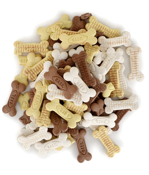 BASIL Dog Biscuits, Real Chicken Bone Shaped Training Treat for Adult Dogs, All Breed (900 Grams)