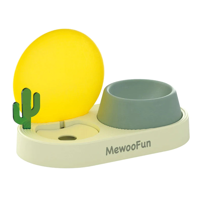 MewooFun Sunrise Cat Bowl Auto Pet Feeder