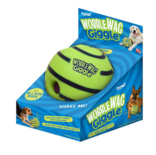 Wobble Wag Giggle ball Interactive Dog Toy - As seen on TV