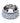BASIL Check Print Pet Feeding Bowl, Stainless Steel & Melamine