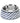 BASIL Check Print Pet Feeding Bowl, Stainless Steel & Melamine