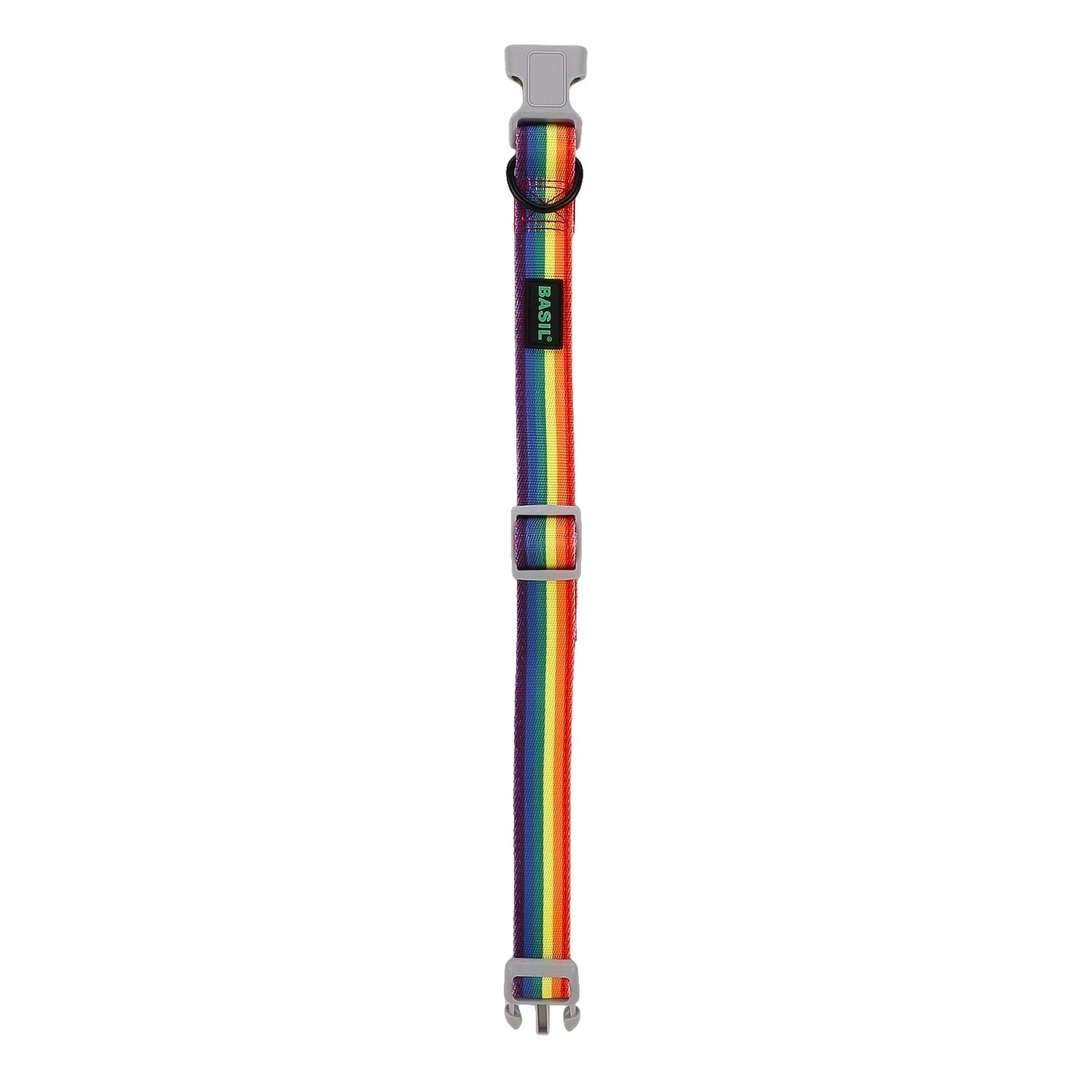 BASIL Pride Rainbow Padded Adjustable Collar for Dogs & Puppies