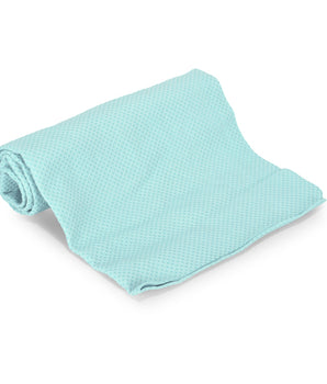 BASIL Pet Towel, Cooling Absorbent Towel for Dogs & Puppies (Green)