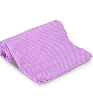 BASIL Pet Towel, Cooling Absorbent Towel for Dogs & Puppies (Purple)