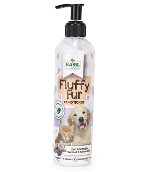 BASIL Fluffy fur Pet Conditioner for Cats & Dogs, 300ml
