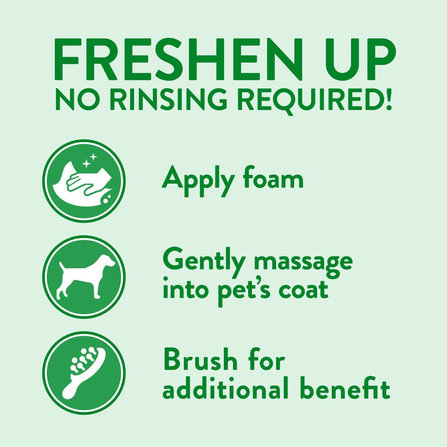 BASIL Moisturising Foam Dry Bath Shampoo for Puppies and Kittens