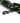 BASIL Reflective Rope Leash for Dogs & Puppies, 4 Feet (Black & Green)