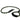 BASIL Reflective Rope Leash for Dogs & Puppies, 4 Feet (Black & Green)