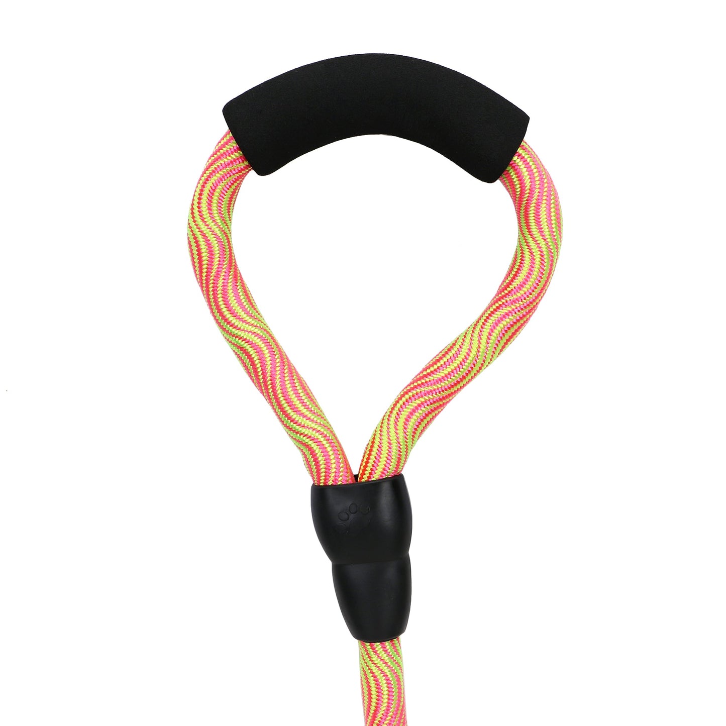 BASIL High Reflective Rope Leash for Dogs & Puppies, 4 Feet (Yellow & Pink)
