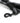 BASIL High Reflective Rope Leash for Dogs, 4 Feet (Black & Gray)