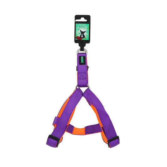 BASIL Padded Adjustable Harness for Dogs & Puppies (Purple)