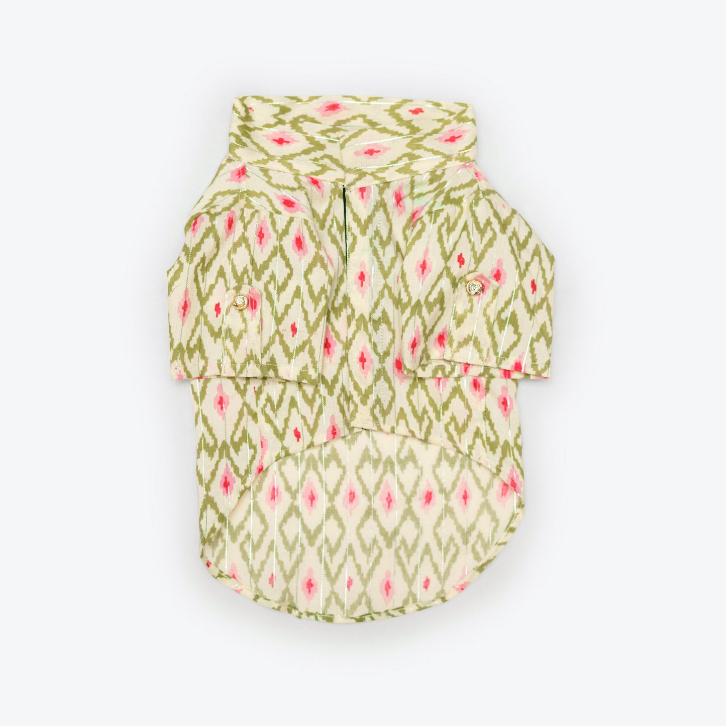 Heritage Summer Kurta (Off white with pink)