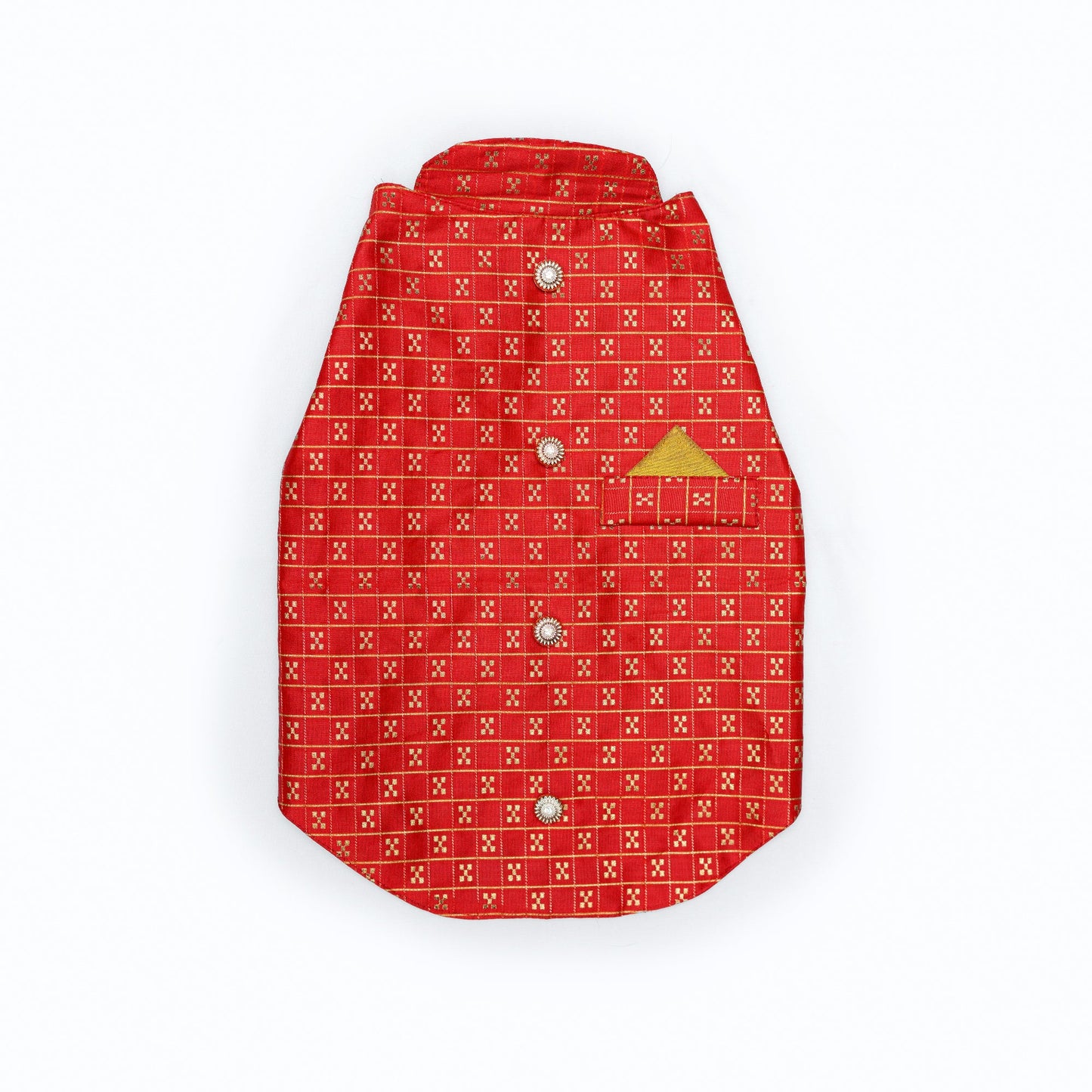 Strapy Sherwani Red