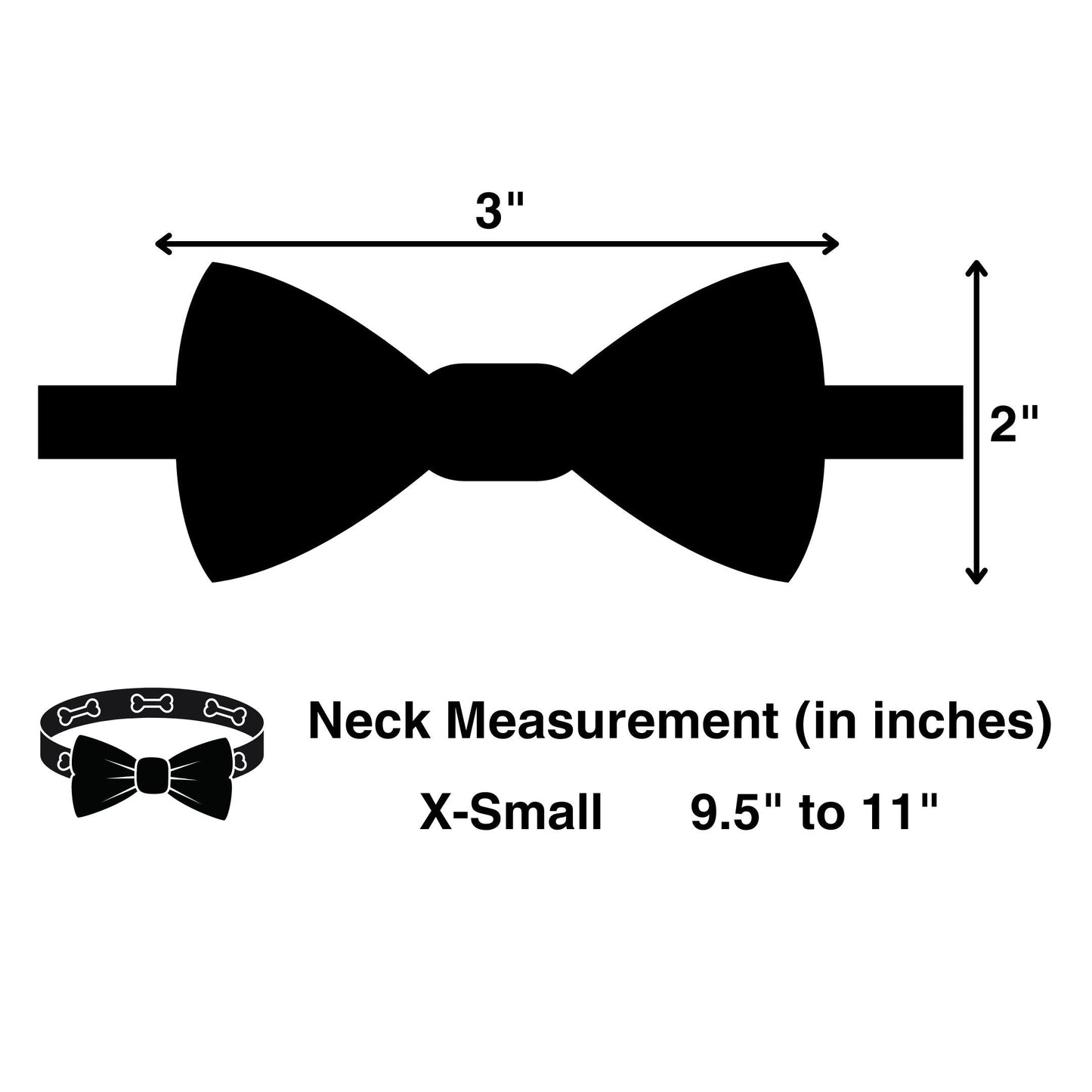 Blue Big Bang Boom Cat & Puppy Bow Tie | Snap-Buckle Closure | D-Ring Attachment