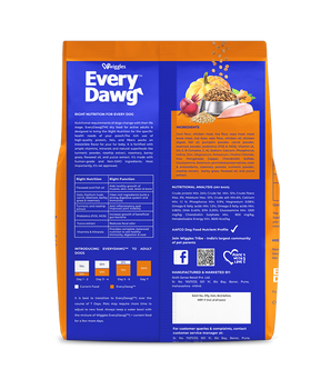 EveryDawg Adult Dry Dog Food - Chicken, Oats & Vegetables, 1.2kg