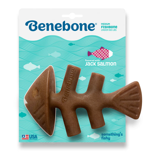 Benebone's Fishbone Dog Chew ( Jack Salmon Flavor)