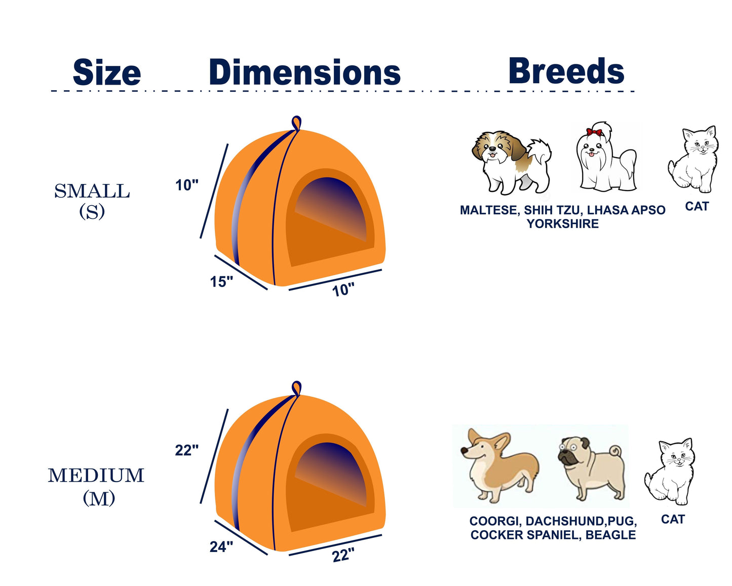 Dog Bed (Tent Shape)