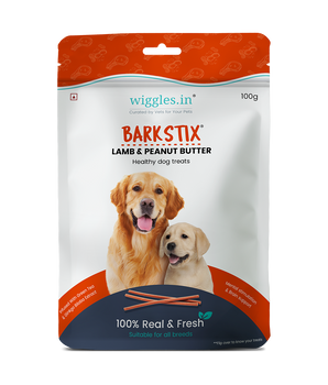 Barkstix Dog Treats for Training Adult & Puppies, 100g (Lamb & Peanut Butter)