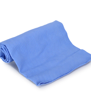 BASIL Pet Towel, Cooling Absorbent Towel for Dogs & Puppies (Blue)