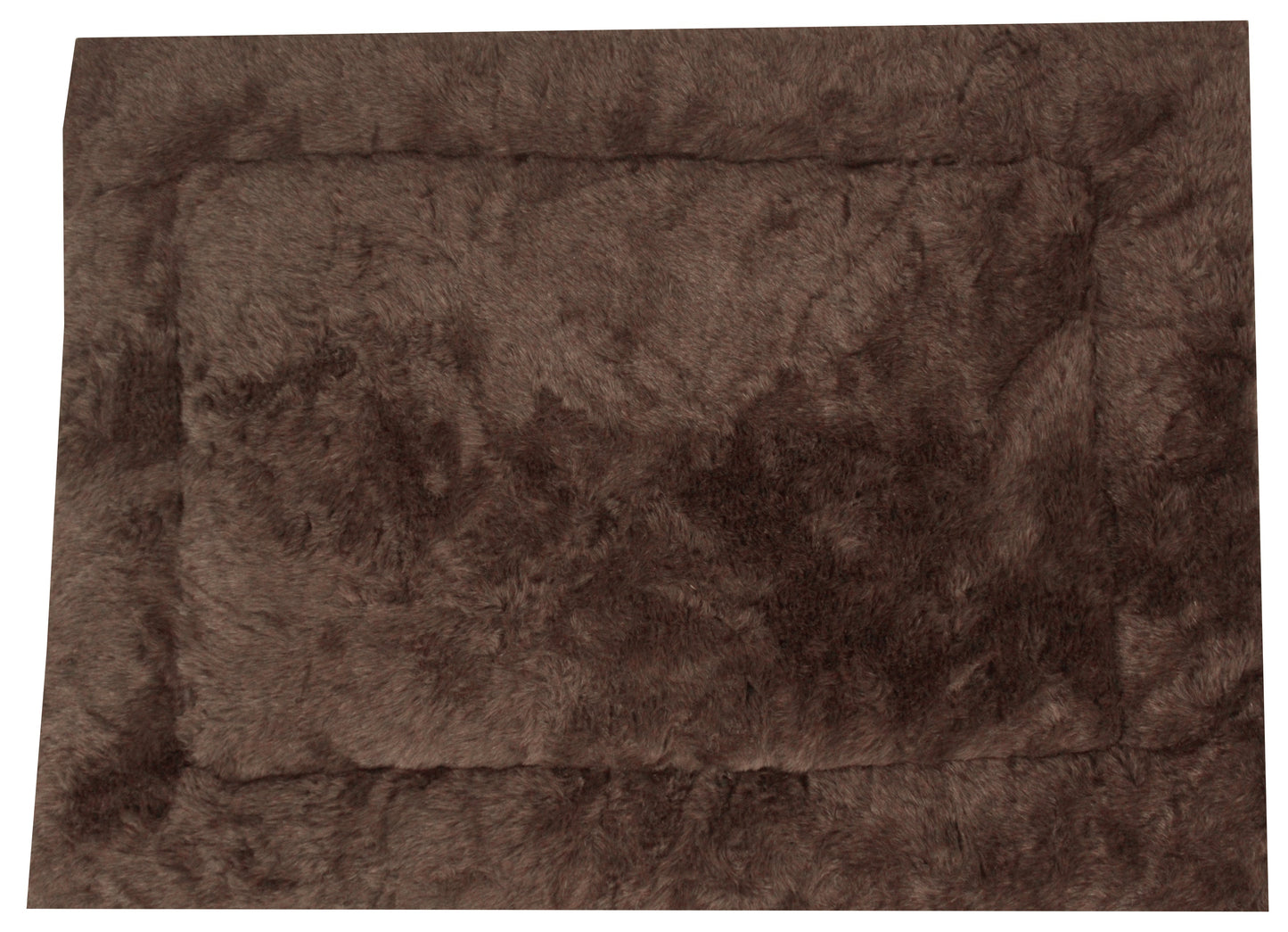 Dog Bed Brown Fur Rug