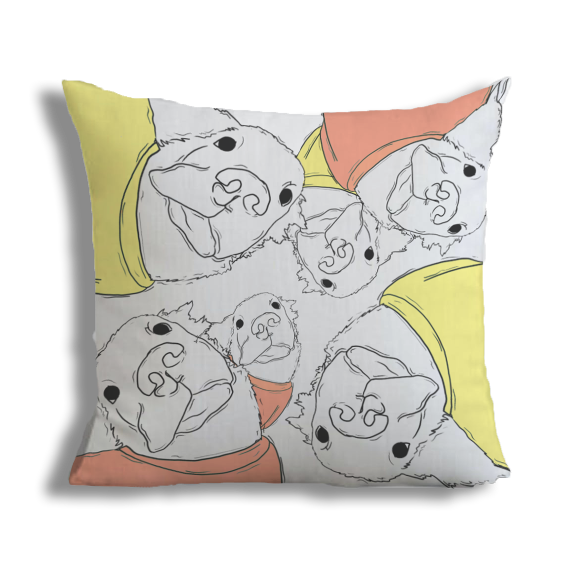 Dog Doodles Cushion Cover