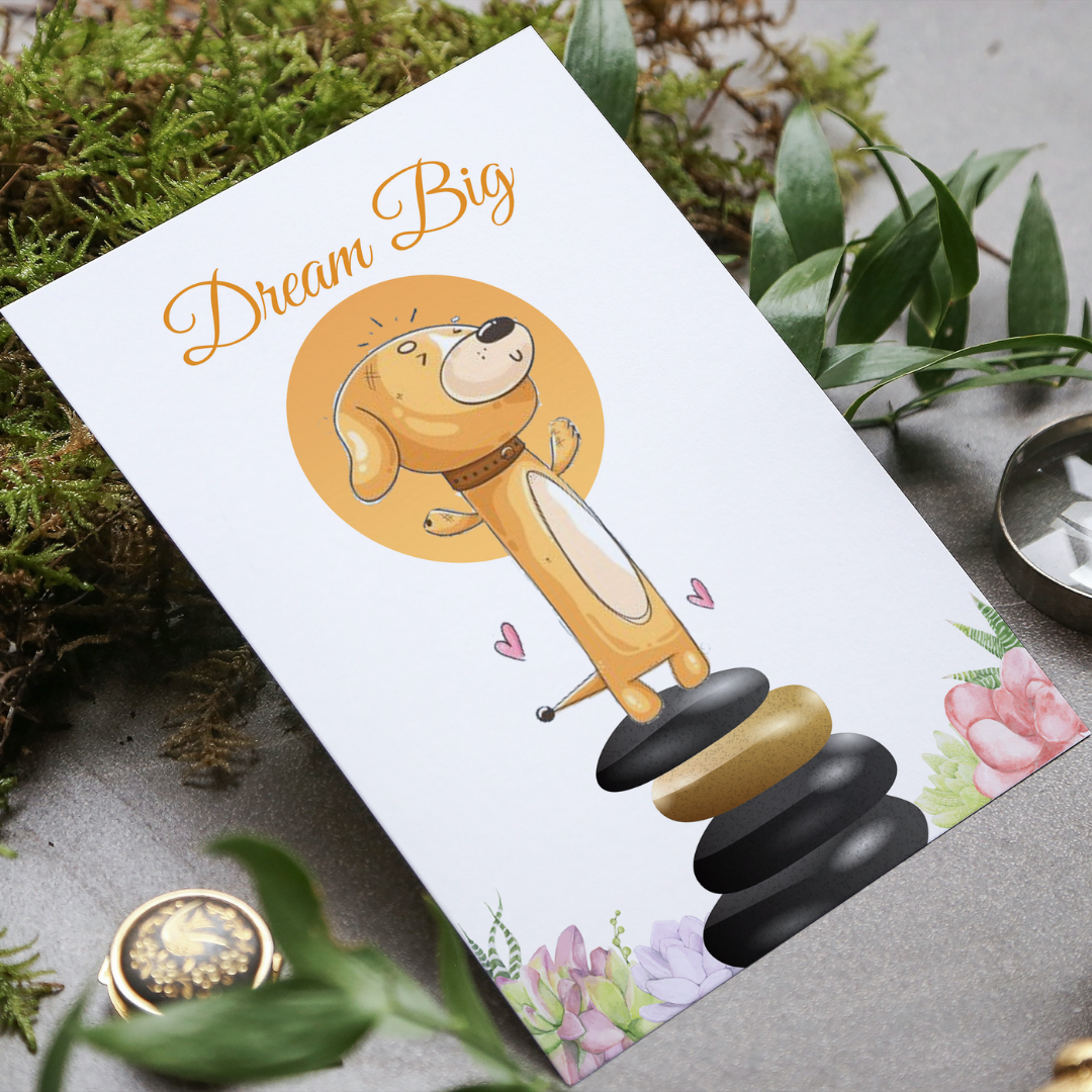 Dream Big Greeting Card - PawLaLand