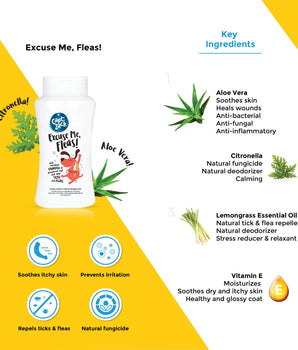 Excuse Me, Fleas! 200ml Pawesome Care Pack of 3 - Captain Zack