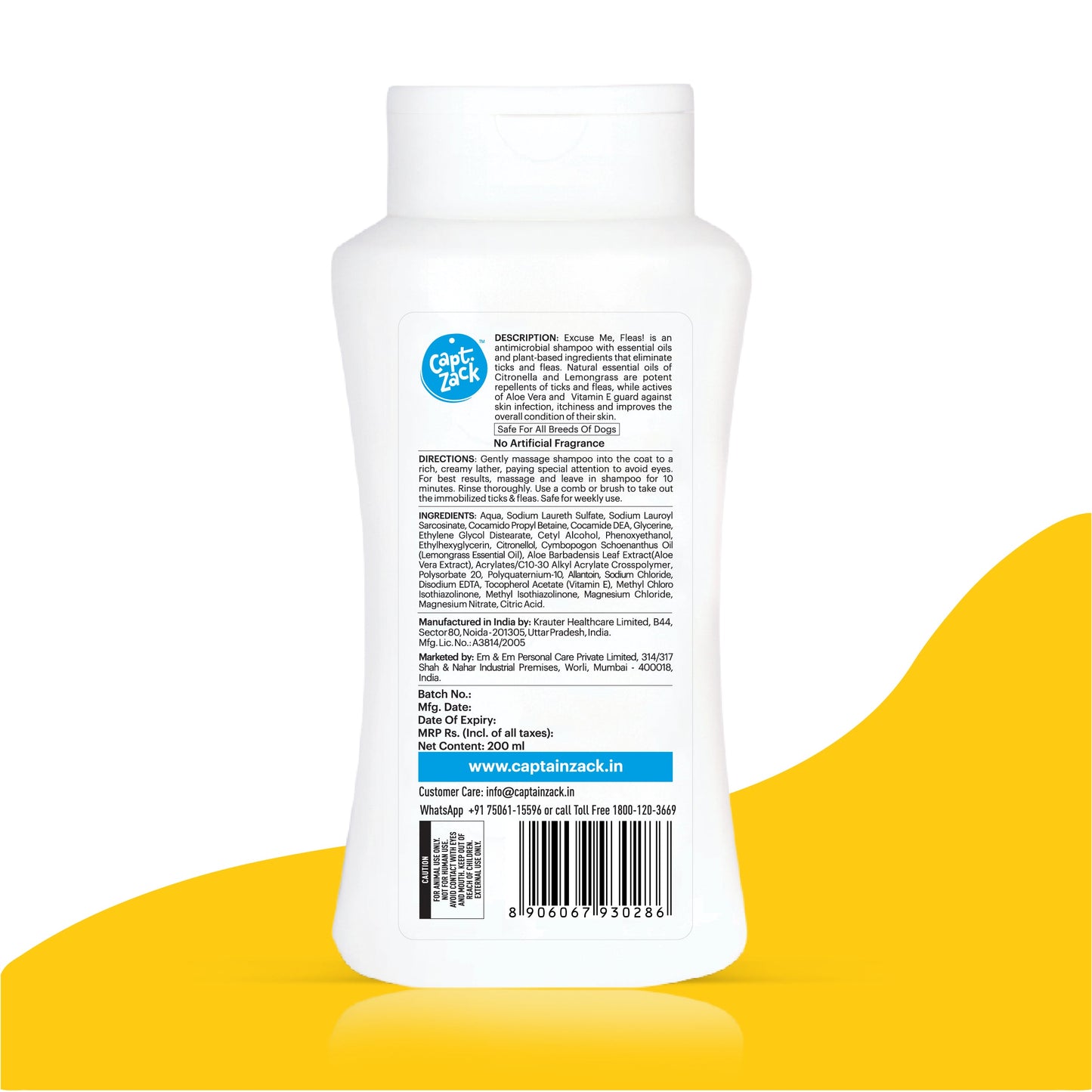 Excuse Me, Fleas! Shampoo 200ml