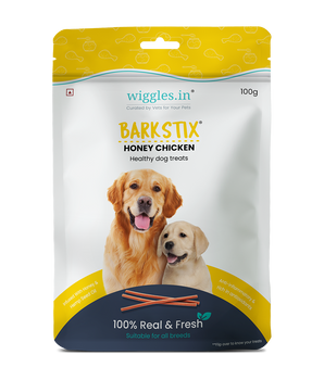 Barkstix Dog Treats for Training Adult & Puppies, 100g (Honey Chicken)