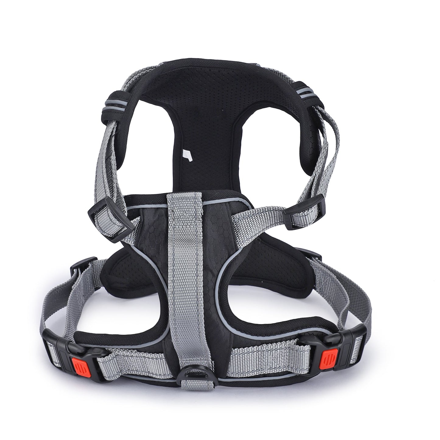 BASIL Dog Handle Harness No-Pull Adjustable Vest Harness, Reflective Black