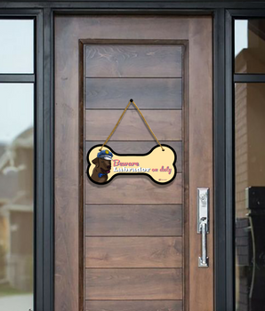 Beware! Labrador on Duty Wall/Door Hanging