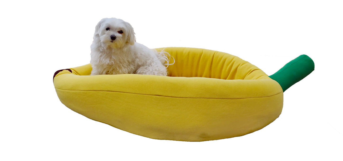Banana Dog Bed