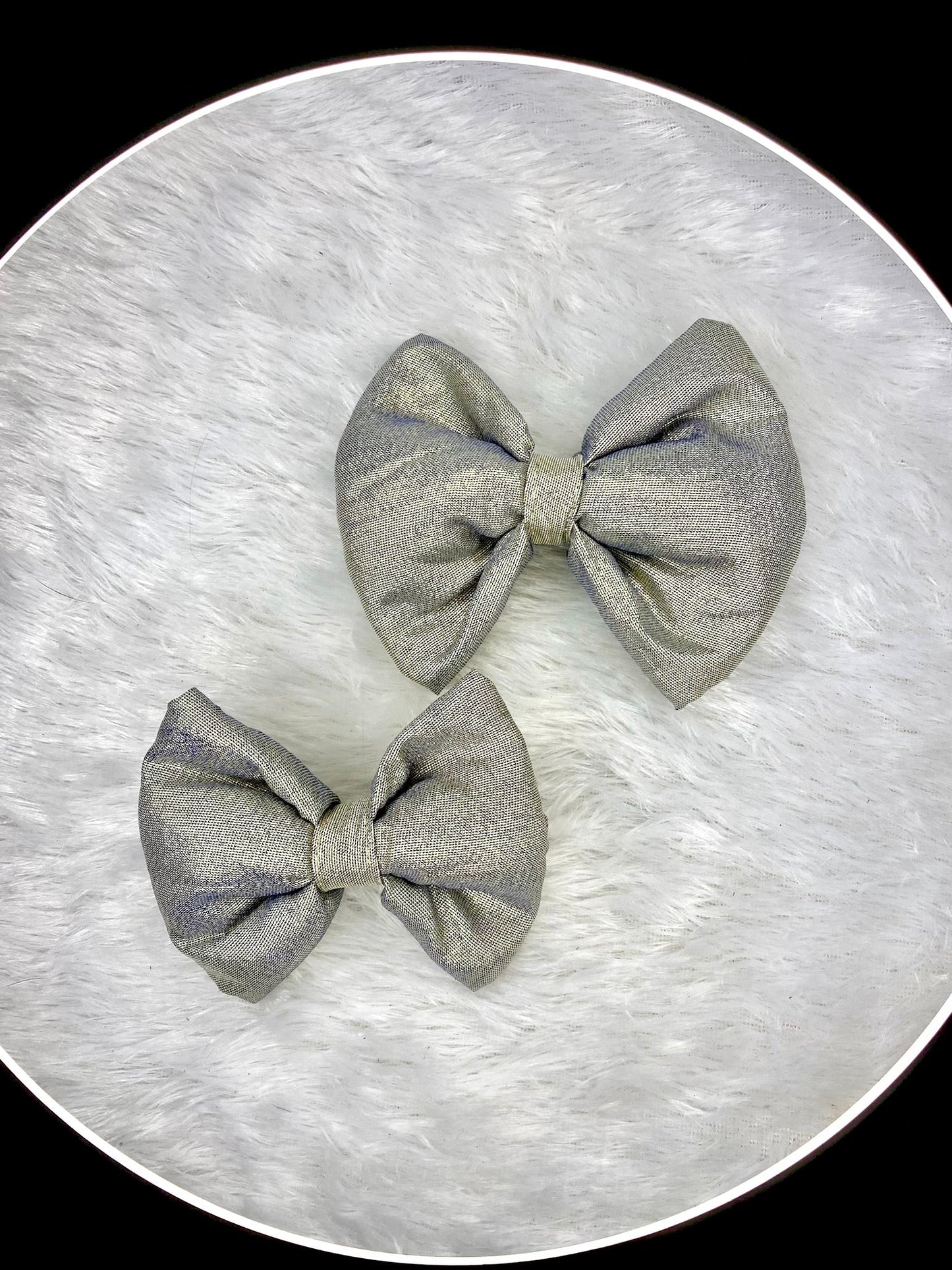 Party wear Bowtie: Light golden