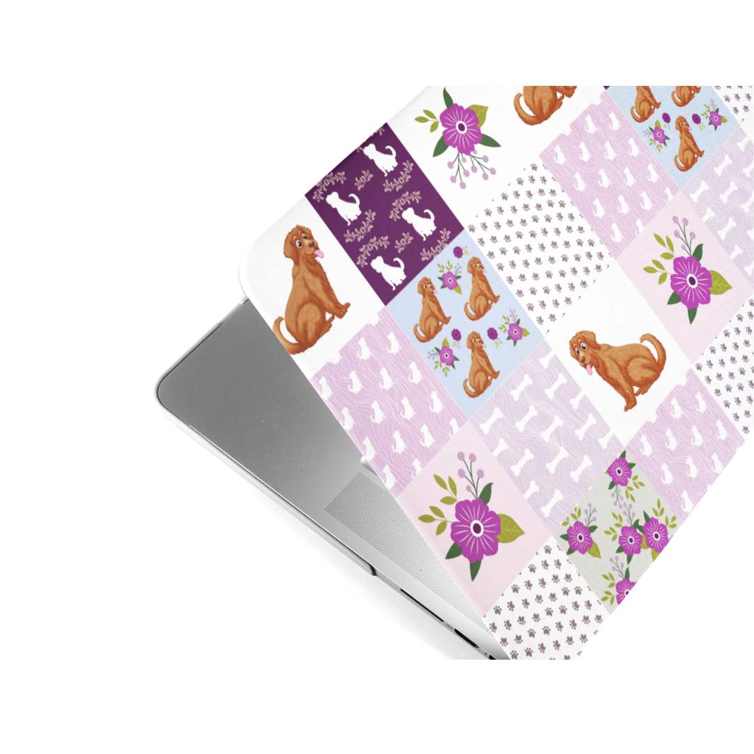 Purple Poochie Pooch Laptop Skin - PawLaLand