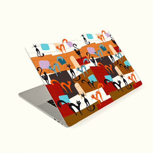 Sassy Cats Laptop Skin - PawLaLand