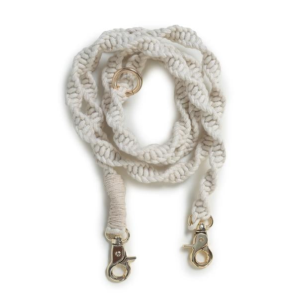 macramé leash and collar for dogs from Barks & Wags