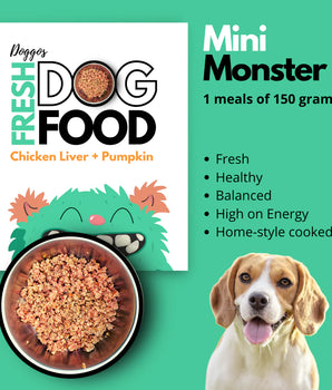 Doggos Mini Monster (150 gms) - Fresh Dog Food. TRY FIRST!