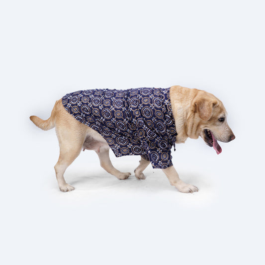 Bandhej Shirt: Blue