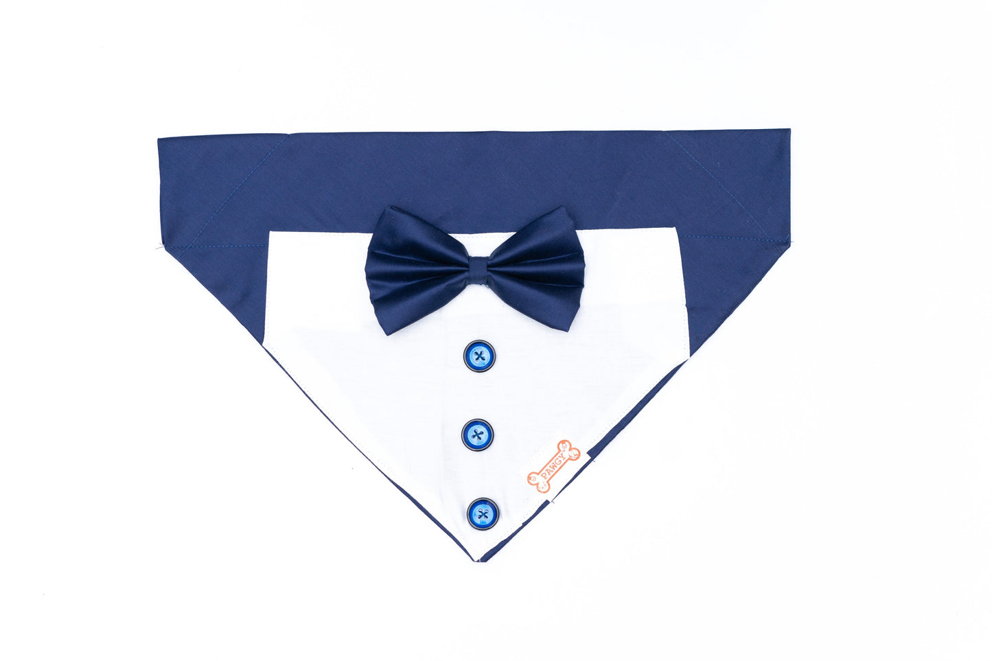 Tuxedo Bandana: Navy Blue
