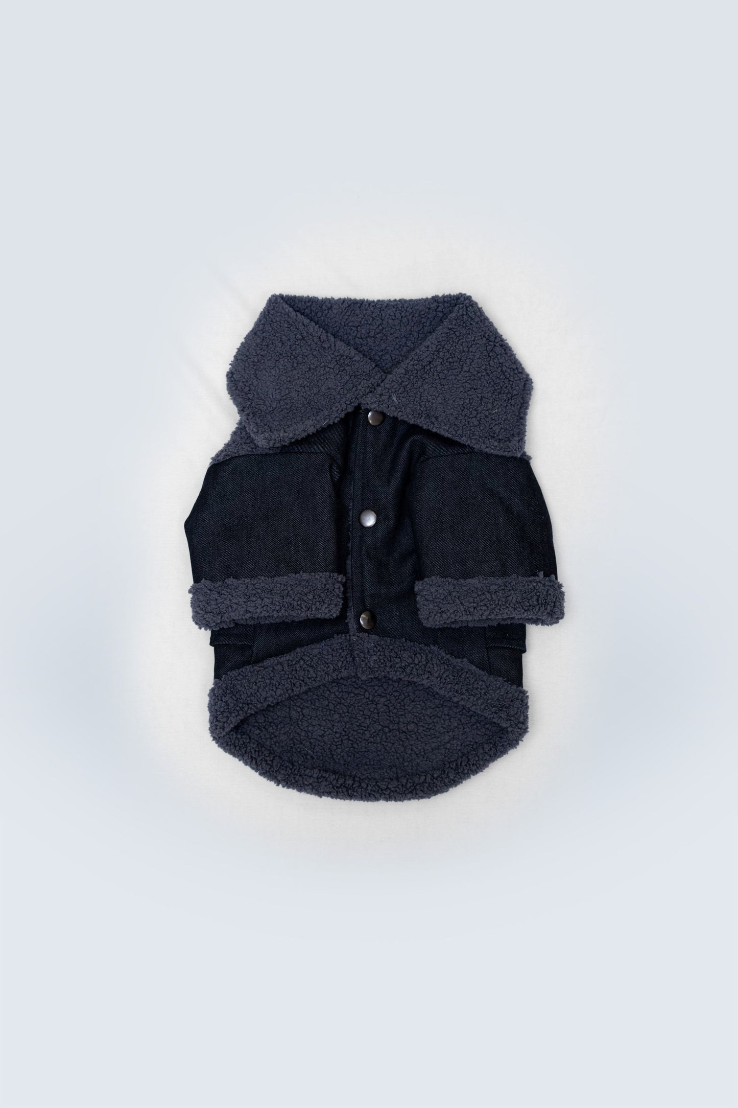 Warm Denim Jacket: Grey