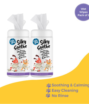 Silky Soothe Hypoallergenic Wet Wipes Pack of 2