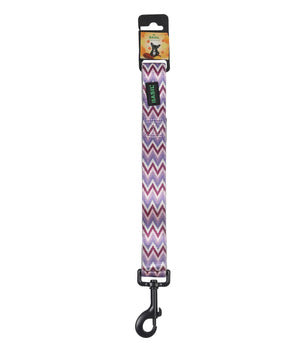 BASIL Zig-Zag Padded Leash for Dogs & Puppies (Purple)