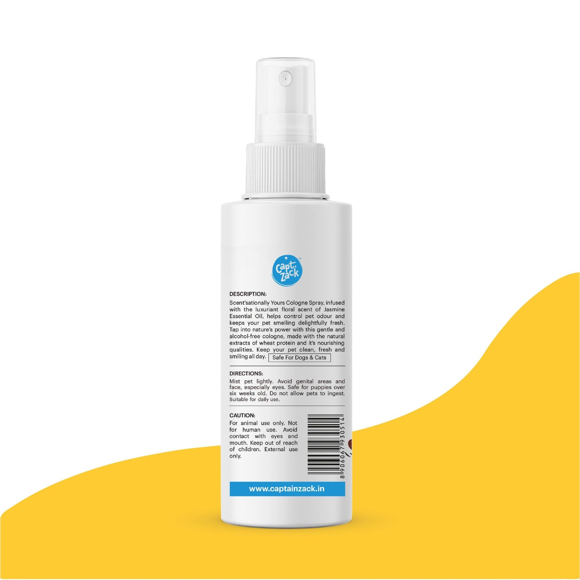 Scent’sationally Yours Cologne Spray - Jasmine 100ml - Captain Zack