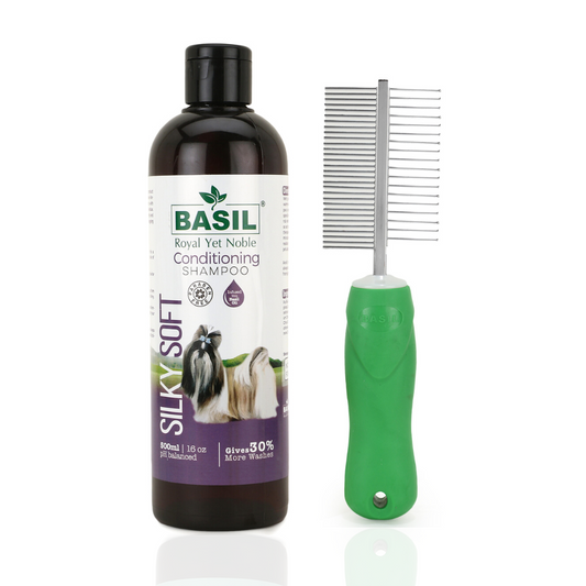 BASIL Silky Soft .Shampoo with Grooming Comb (250ml)