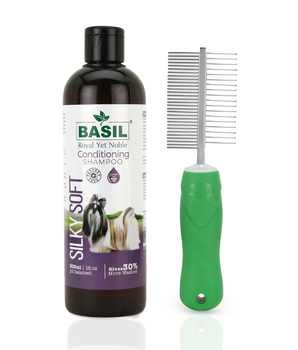 BASIL Silky Soft .Shampoo with Grooming Comb (250ml)