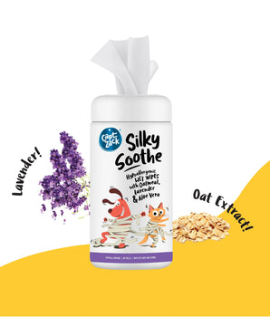 Silky Soothe Hypoallergenic Wet Wipes For Dogs & Cats