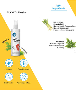 Tick'et To Fleadom 250ml Pawesome Care Pack of 3