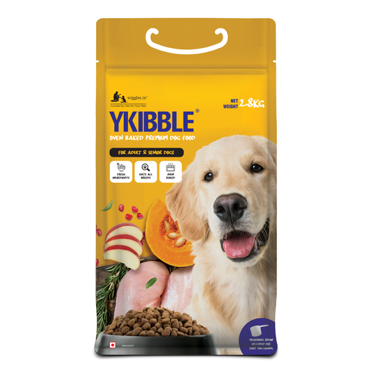 Ykibble Adult Dry Dog Food - Oven Baked Nutritionally Balanced - Chicken & Vegetables